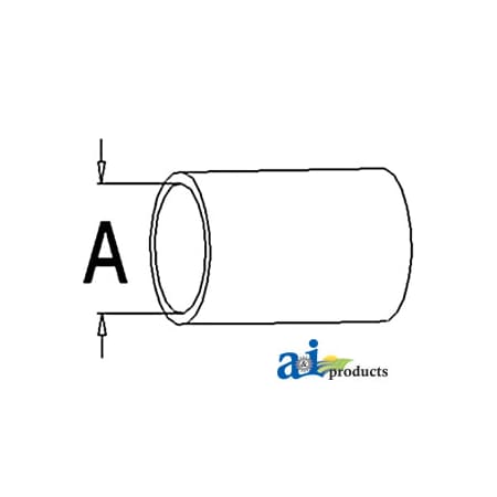 A & I Products Radiator Hose, Lower 3" x2" x2" A-B388